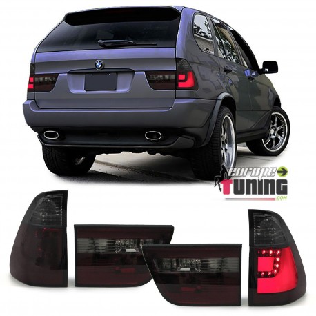FEUX TUNING ROUGES NOIRS CELIS LED POUR BMW X5 (04015)