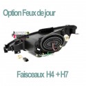 PHARES FEUX AVANTS  DE JOUR DIURNES DRL PEUGEOT 206 98-07 (02823)