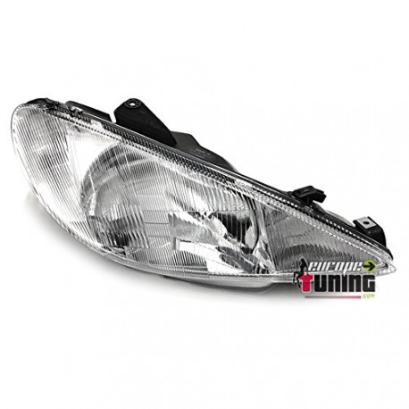 europe-tuning-phare-identique-origine-passager-peugeot-206-h4-12217