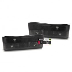 Paire de feux Cristal / Noirs BMW E30 phase 1 (11396)