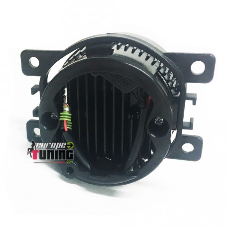 PAIRE D'ANTI BROUILLARD FOND NOIR A LED DIVERS MODELES (03158)