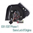 FEUX CELIS ET LED BMW E87 ROUGES NOIRS 04-07 (03745)