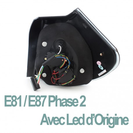 FEUX CELIS ET LED BMW E87 / E81 NOIRS 08-11 (02948)