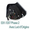 FEUX CELIS ET LED BMW E87 / E81 NOIRS 08-11 (02948)