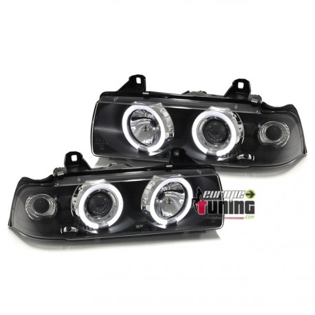 PHARES TUNING ANGEL EYES NOIRS BMW E36 BERLINE / TOURING (03319)