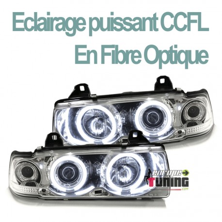 PHARES CCFL ANGEL EYES CHROM BMW E36 BERLINE / TOURING (00505)