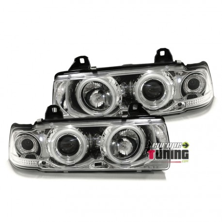 PHARES CCFL ANGEL EYES CHROM BMW E36 BERLINE / TOURING (00505)