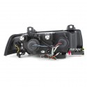 PHARES DRL DE JOUR DIURNE NOIRS BMW E36 BERLINE / TOURING (03324)