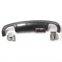 DIFFUSEUR ARRIERE SPORT LOOK S3 AVEC DOUBLES SORTIES INOX POUR AUDI A3 8V 2012-2016 (04836)