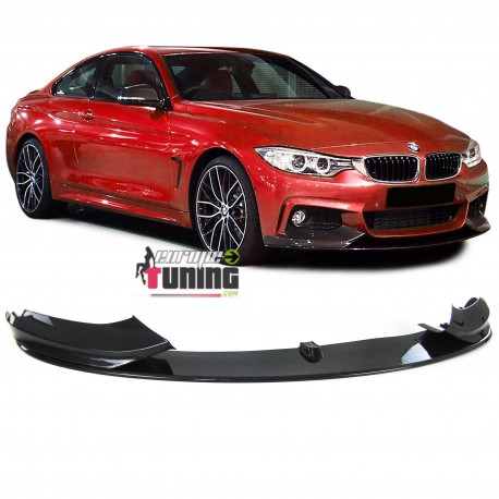 LAME BECQUET CARBONE SPOILER DE PARE CHOCS AVANT BMW SERIE 4 F32 COUPE (04840)