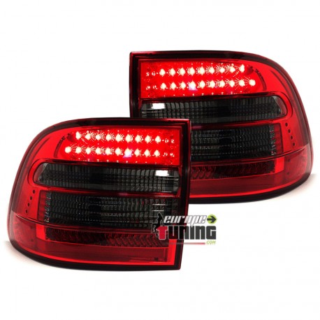 PAIRE DE FEUX A LEDS ROUGE NOIR PORSCHE CAYENNE 02-07
