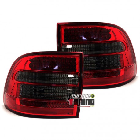 PAIRE DE FEUX A LEDS ROUGE NOIR PORSCHE CAYENNE 02-07