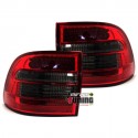 PAIRE DE FEUX A LEDS ROUGE NOIR PORSCHE CAYENNE 02-07