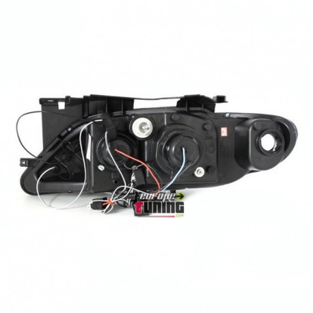 PHARES TUNING ANGEL EYES NOIRS POUR CITROEN XSARA (12117)