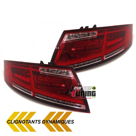FEUX ROUGES CELIS CLIGNOTANTS LEDS DYNAMIQUES AUDI TT 8J 2006-2014 (04847)