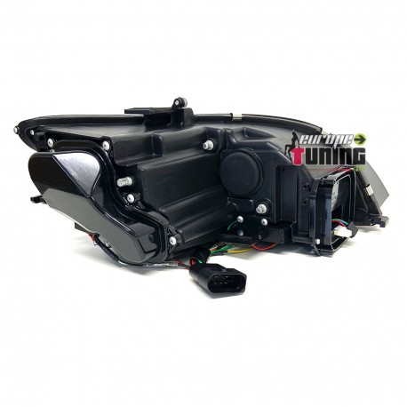 PHARES NOIRS AU XENON AVEC CLIGNOTANTS DYNAMIQUES LOOK 8S POUR AUDI TT 8J (04853)