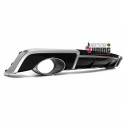 DIFFUSEUR SPORT PACK RS3 DOUBLE SORTIE INOX AUDI A3 8V BERLINE & CABRIOLET (04861)