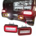 ANTIBROUILLARD LED & FEU DE RECUL MARCHE ARRIERE ROUGES CLAIRS MERCEDES CLASSE G W463 (04874)