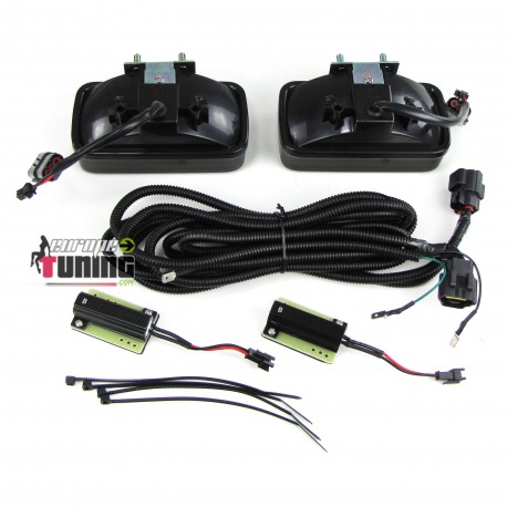 ANTIBROUILLARD LED & FEU DE RECUL MARCHE ARRIERE ROUGES CLAIRS MERCEDES CLASSE G W463 (04874)