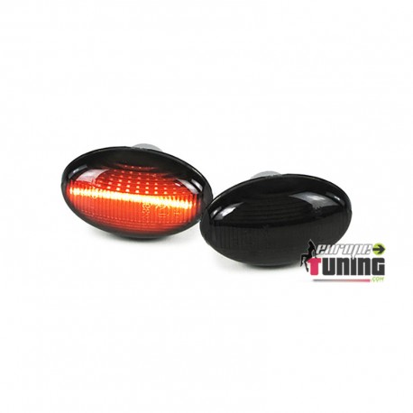 REPETITEURS NOIRS CLIGNOTANTS LEDS MERCEDES CLASSE A W168 & SMART 450 (04880)