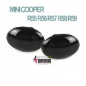 REPETITEURS NOIRS CLIGNOTANTS LEDS MINI COOPER R55 R56 R57 R58 R59 (04881)