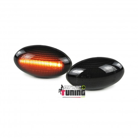 REPETITEURS NOIRS CLIGNOTANTS LEDS MINI COOPER R0 R52 R53 (04882)