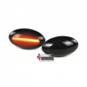 REPETITEURS NOIRS CLIGNOTANTS LEDS MINI COOPER R0 R52 R53 (04882)
