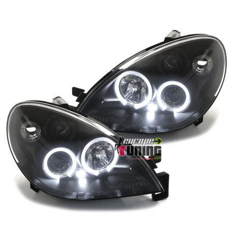 PHARES TUNING ANGEL EYES NOIRS POUR CITROEN XSARA (12073)
