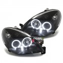 PHARES TUNING ANGEL EYES NOIRS POUR CITROEN XSARA (12073)