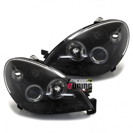 PHARES TUNING ANGEL EYES NOIRS POUR CITROEN XSARA (12073)