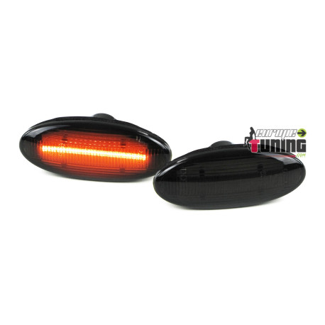 REPETITEURS NOIRS CLIGNOTANTS LEDS NISSAN NOTE QASHQAI JUKE MICRA X TRAIL (04888)