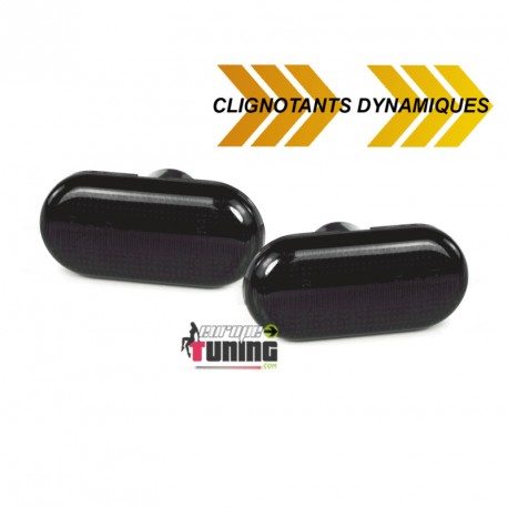 REPETITEURS NOIRS CLIGNOTANTS LEDS DYNAMIQUES SMART FORTWO FORFOUR (04872)