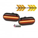 REPETITEURS NOIRS CLIGNOTANTS LEDS DYNAMIQUES SMART FORTWO FORFOUR (04872)