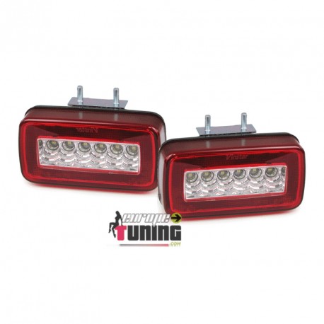 ANTIBROUILLARD LED & FEU DE RECUL MARCHE ARRIERE ROUGES CLAIRS MERCEDES CLASSE G W463 (04874)