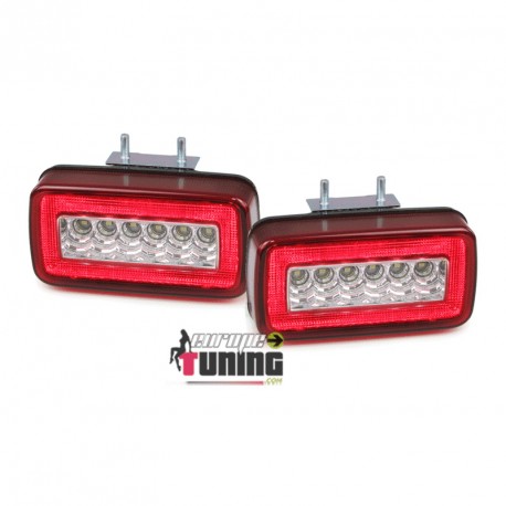 ANTIBROUILLARD LED & FEU DE RECUL MARCHE ARRIERE ROUGES CLAIRS MERCEDES CLASSE G W463 (04874)
