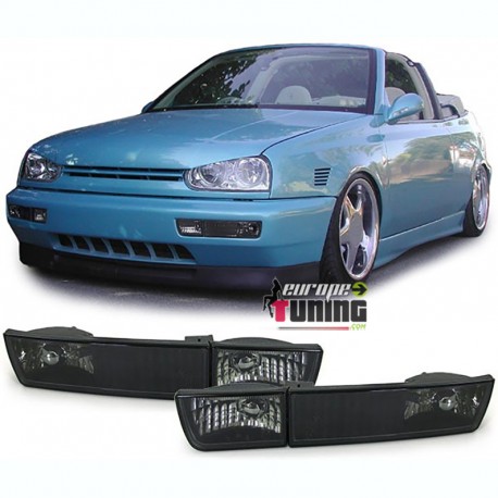 CLIGNOTANTS VEILLEUSES LEDS NOIRS  POUR GOLF 3 (00929)