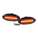 REPETITEURS NOIRS CLIGNOTANTS LEDS NISSAN NOTE QASHQAI JUKE MICRA X TRAIL (04888)