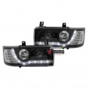 PHARES DEVIL EYES NOIRS VW BUS T4 (02379)