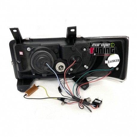 PHARES DEVIL EYES NOIRS VW BUS T4 (02379)