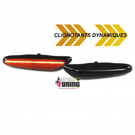 REPETITEURS CLIGNOTANTS LEDS DYNAMIQUES BMW E81 E82 E87 E88 E90 E91 E92 E93 X1 (04907)