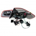 FEUX CELIS ROUGES CLAIRS A LED POUR BMW SERIE 3 E92 COUPE PHASE 1 2005-2009 (04910)