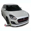 GRILLE DE CALANDRE NOIRE AVEC BANDE ROUGE PACK SPORT POUR SUZUKI SWIFT lll (04912)