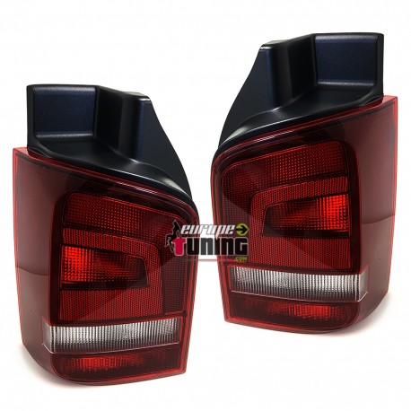 FEUX ROUGES FUMES POUR VOLKSWAGEN VW BUS T5 2009-2015 (04914)