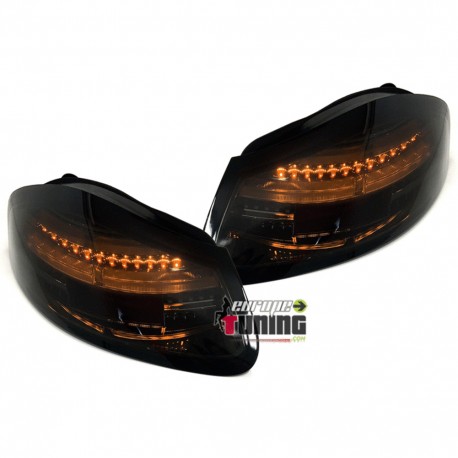 FEUX FUMES NOIRS AVEC BANDES LED CELIS ET CLIGNOTANTS DYNAMIQUES PORSCHE BOXSTER 986 (04909)