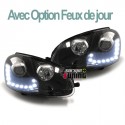 PHARES DIURNES DRL NOIRS GOLF 5 (03697)