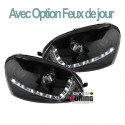PHARES DIURNES DRL NOIRS GOLF 5 (02384)