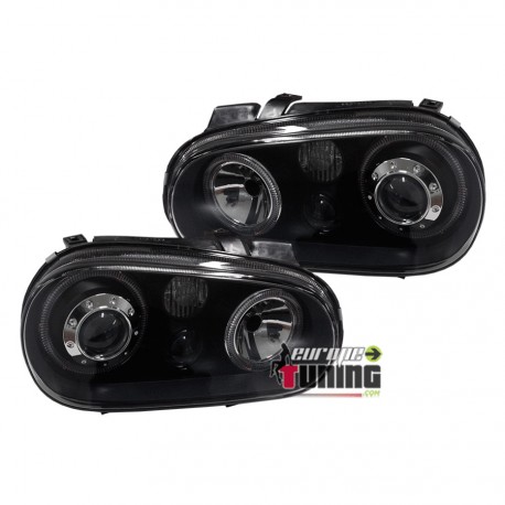 PHARES ANGEL EYES NOIRS LOOK R32 GOLF 4 (00677)
