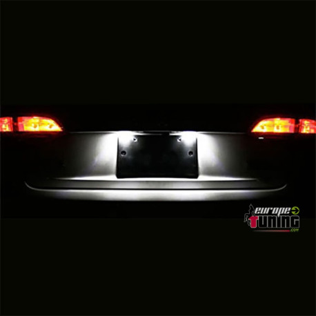 LEDS PLAQUE IMMATRICULATION VW GOLF, POLO, PASSAT, BEETLE, SCIROCCO, EOS, ... (04575)