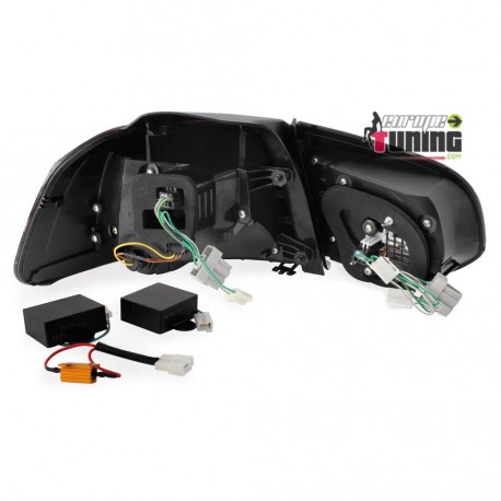 FEUX LED ROUGE NOIRS LOOK GTI R GOLF 6 (02262)