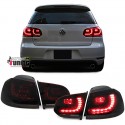 FEUX LED ROUGE NOIRS LOOK GTI R GOLF 6 (02262)